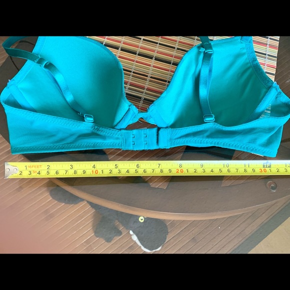 Teal green polka dots bra. Xhilaration. 36B - Picture 6 of 7